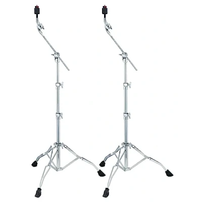 Abbildung von TAMA Stagemaster Galgenbeckenständer Bundle 2 teilig mit doppelstrebigen Beinen und Quick Set Cymbal Mate (HC43BWNX2)