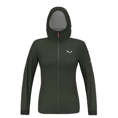 Abbildung von Salewa PUEZ 2.5L Jacket Hardshelljacke, Damen, Größe: 38, Dark olive