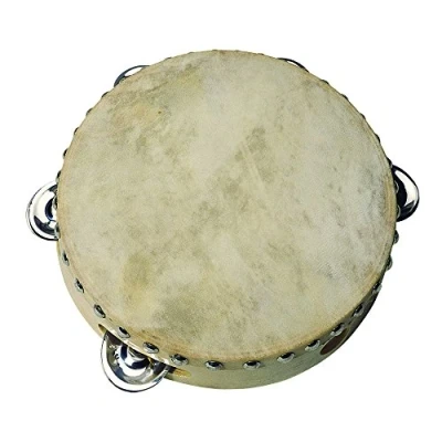 Abbildung von Goki UC085 Musikinstrument Tamburin mit 5 Schellen