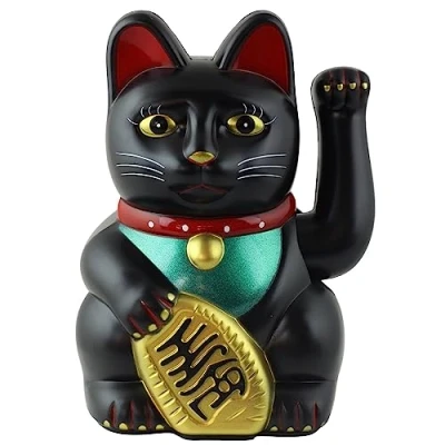 Abbildung von Freak Scene Superfreak Glückskatze Maneki Neko Winkekatze 15 cm schwarz