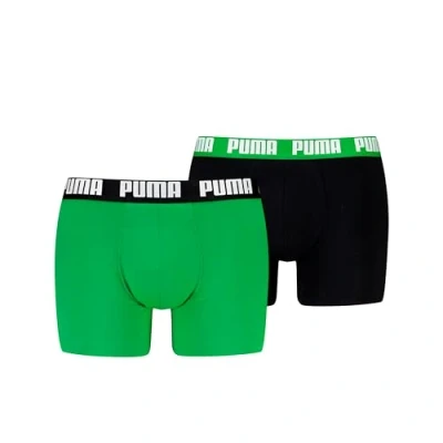 Abbildung von PUMA Men&#039;s Basic Boxer Shorts, Green Combo, XL
