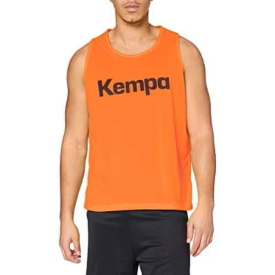 Abbildung von Kempa FanSport24 Unisex Bekleidung Teamsport Weind markierungsleibchen Markierungshemd, Orange/Grün, XL XXL EU