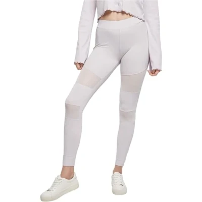 Abbildung von Urban Classics Ladies TECH MESH Leggings Hosen, Damen, Größe: XXL, Softlilac
