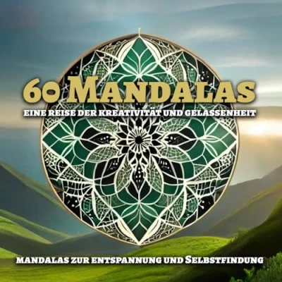 Abbildung von 60 Mandalas: Eine Reise der Kreativität und Gelassenheit: Künstlerische Mandalas zum Ausmalen für Erwachsene: Zur Selbstreflexion, Entspannung Selbstfindung