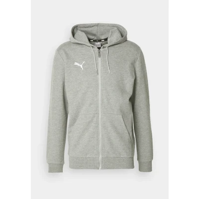 Abbildung von puma Herren Teamgoal Casuals Hooded Jacket Sweat, Medium Gray Heather White, 3XL EU