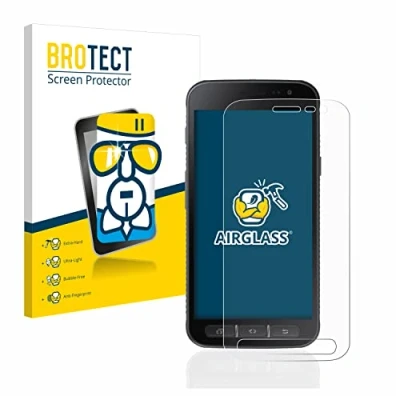 Abbildung von BROTECT Schutzglas für Samsung Galaxy Xcover 4 / 4s Schutzfolie Panzer Folie Glas [Extrem Kratzfest 9H, Anti Fingerprint, Ultra Transparent]