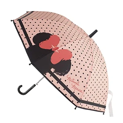 Abbildung von CERDÁ LIFE&#039;S LITTLE MOMENTS Paraguas Automático Niña de Minnie Mouse Licencia Oficial Disney, Dibujos Animados, Color Rosa, Talla única (2400000623)