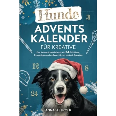 Abbildung von Hunde Adventskalender für Kreative: Das Adventskalenderbuch mit 24 DIY Ideen, Denkspielen und weihnachtlichen Leckerli Rezepten