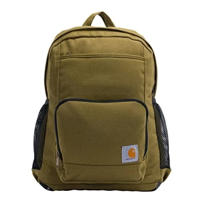 Abbildung von Carhartt 23L Einzelfach Rucksack, robuster Rucksack mit Laptophülle und Duravax abriebfestem Boden, Basilikum, Einheitsgröße