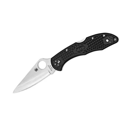 Abbildung von Spyderco C11PBK Unisex Erwachsene Taschenmesser Delica 4, schwarz, 17.5