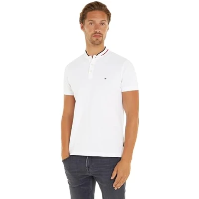 Abbildung von Tommy Hilfiger MAO Tipped SLIM Poloshirt, Herren, Größe: XS, White