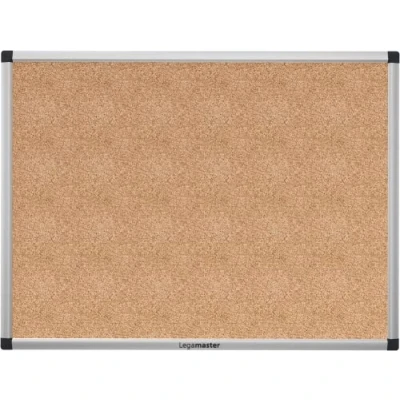Abbildung von Legamaster UNITE Korktafel 45x60cm Pinnwand zum Aufhängen inklusive Wandhalterung aus 100% Naturkork mit extra leichtem Aluminiumrahmen Anheften von Notizen