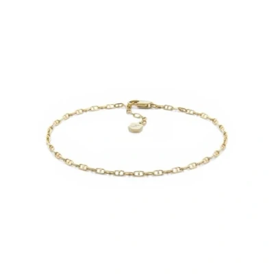 Abbildung von Fossil Heritage Fußkettchen goldcoloured, Damen, Größe: One Size, Gold coloured