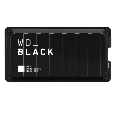 Abbildung von WD_BLACK P50 Game Drive SSD 4 TB externe (SuperSpeed USB 3.2 Gen 2x2, stoßfest, Lesegeschwindigkeiten bis 2000 MB/s ) Schwarz auch kompatibel mit PC, Xbox und PS5