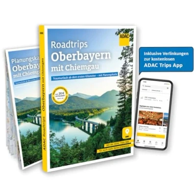 Abbildung von ADAC Roadtrips Oberbayern mit Chiemgau: Traumurlaub ab dem ersten Kilometer Planungskarte