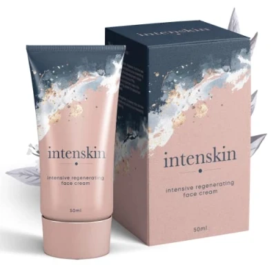 Abbildung von INTENSKIN * Intensiv regenerative Gesichtscreme 50ml Anti Aging Effekt Kollagen, Vitamin E, C, Hyaluronsäure