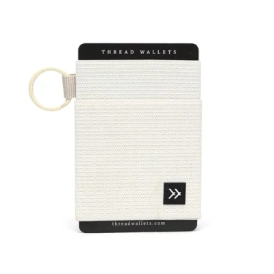 Abbildung von Thread Wallets Slim Minimalist Wallet Front Pocket Credit Card Holder (One Size, Off White)