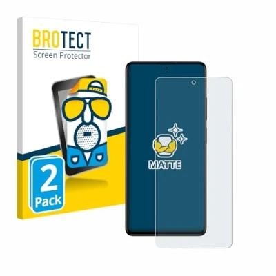 Abbildung von BROTECT Entspiegelungs Schutzfolie für Xiaomi Redmi Note 12 Pro+ (2 Stück) Matte Displayschutz Folie, Anti Reflex, Fingerprint