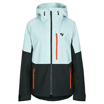 Abbildung von Ziener Damen TURIS Ski Jacke/Freeride sympatex, PFC frei, Wolle, ice, 38