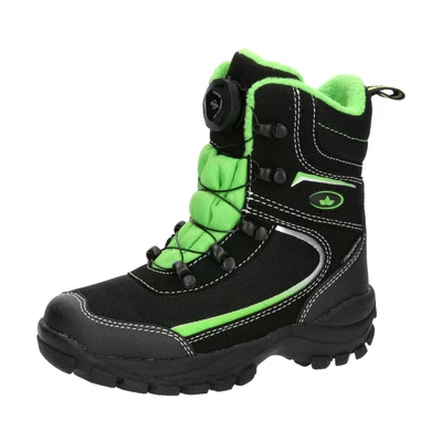 Abbildung von LICO Eskil Snowboot/Winterstiefel für Kinder, Größe: 33, Schwarz grün Schuhe