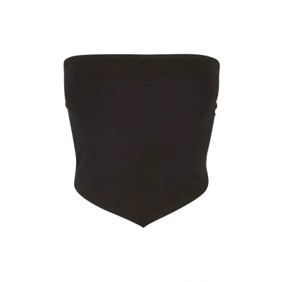 Abbildung von Urban Classics Knotted Bandeau Top, Damen, Größe: Medium, Black