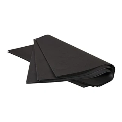 Abbildung von Clairefontaine 393629C Ries (mit 480 Blatt Seidenpapier, 50 x 75 cm, 18 g/qm, ideal für Deko und Bastelprojekte) 1 schwarz