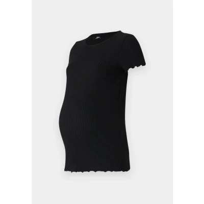 Abbildung von ONLY Maternity Olmemma Tshirt basic, Damen, Größe: 3XL, Black