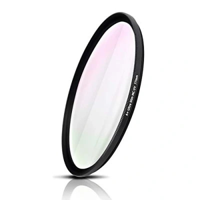 Abbildung von Ares Foto® UV Filter mit MRC Mehrfachvergütung, optisches Glas aus Japan, Ultra Slim, CNC gefräste Aluminium fassung. Für Canon Sony Nikon Fujifilm Olympus Sigma Tamron Pentax Leica (77mm)