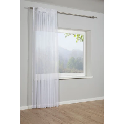 Abbildung von GARDINIA Gardine &quot;Schal mit Gardinenband Voile Uni&quot;, (1 St.), Stoff Uni