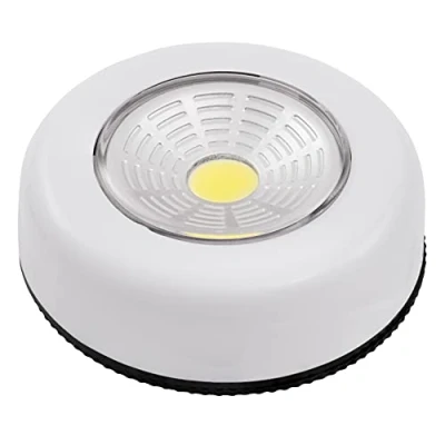 Abbildung von McShine LED Klebeleuchte Universalleuchte LK1 COB mit Klebefolie, Ø70x22mm, silber