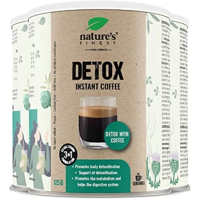 Abbildung von Nature&#039;s Finest by Nutrisslim Detox Coffee Vegan Kaffee mit Mariendistel und Chlorella Entgiftung, Verdauung &amp; Energie