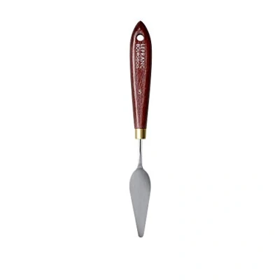 Abbildung von Lefranc Bourgeois 365005 Malmesser mit elastischer Metallklinge, rostfrei, lackiertem Holzgriff für Acrylfarben oder Ölfarben Nr.5