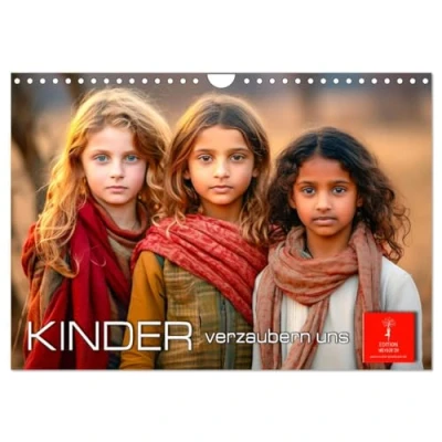 Abbildung von Kinder verzaubern uns (Wandkalender 2025 DIN A4 quer), CALVENDO Monatskalender