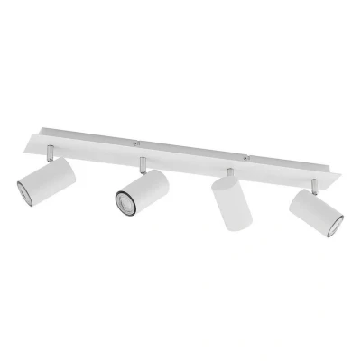 Abbildung von Lindby Deckenstrahler Joffrey, 70 cm, weiß, 4 flg., GU10