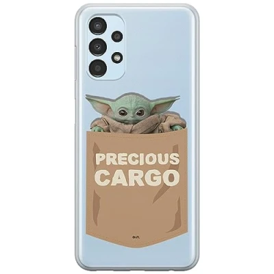 Abbildung von ERT GROUP Handyhülle für Samsung A13 4G Original und offiziell Lizenziertes Star Wars Muster Baby Yoda 030 optimal an die Form des Handy angepasst, teilweise transparent