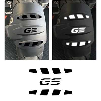 Abbildung von 3 Stück REFLEKTIERENDE Aufkleber Kompatibel mit Motorrad R 1200 1250 GS Adventure HECKFENDER Rot