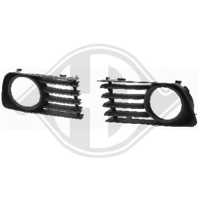 Abbildung von DIEDERICHS 6635042 Lüftungsgitter mit Loch/Löchern für Nebellampen rechts TOYOTA: Prius II Liftback