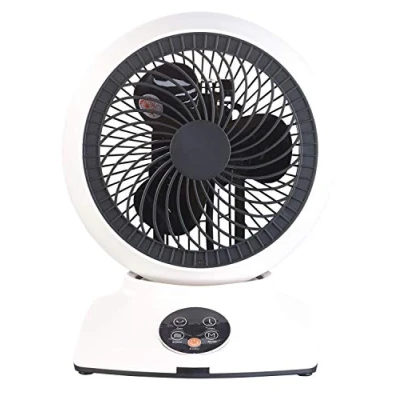 Abbildung von Sichler Haushaltsgeräte Tischventilator leise: 3D Raumventilator &amp; Luftzirkulator, mit Oszillation, 30 Watt, Ø 17 cm (Raumlüfter, Ventilator Klimageräte und Ventilatoren)