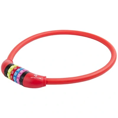 Abbildung von M Wave DS 12.6, 5 S Kabelschloss, rot, One Size