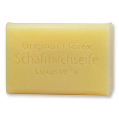 Abbildung von Florex Schafmilchseife Luxus Seife hochwertige mit Sheabutter für samtweiche Haut 100 g