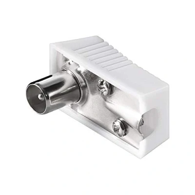 Abbildung von Koaxial Rechteck Stecker 9.5 mm Schraubbefestigung