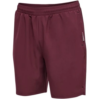 Abbildung von Hummel Hmlmove GRID kurze Sporthose, Herren, Größe: Large, Grape wine