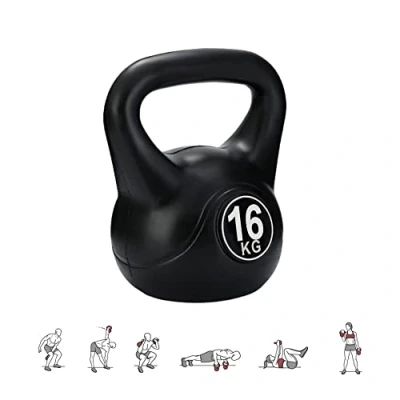 Abbildung von MAGIC SELECT 16 kg Kettlebell Gewicht mit Ergonomischem Griff, Hantel für Muskeltraining zu Hause und im Fitnessstudio.