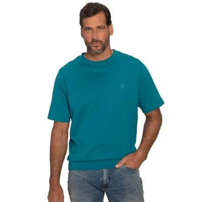 Abbildung von JP1880 BUIK Speciale SNIT T M 8XL Korte Mouwen Tshirt basic, Herren, Größe: 3XL, Ocean blue
