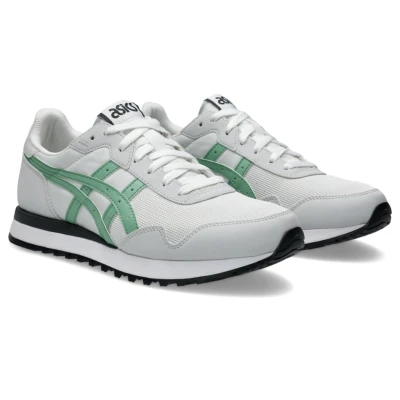 Abbildung von Asics Sportstyle Tiger Runner II Unisex Sneaker low, Größe: 37.5, White/dark mint Lederimitat/textil