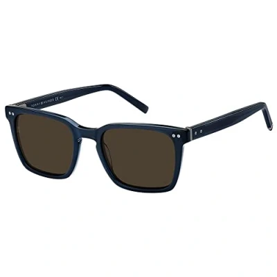 Abbildung von Tommy Hilfiger Unisex Th 1971/s Sunglasses, PJP/70 Blue, 53
