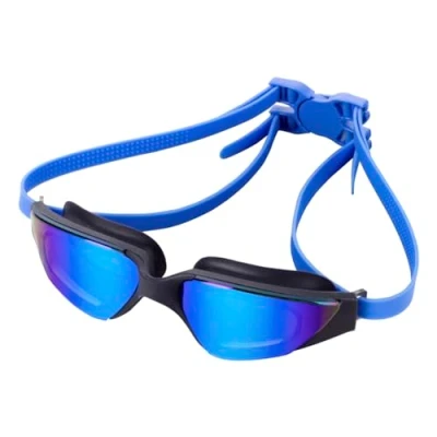 Abbildung von fashy Schwimmbrille Splash II Mirror Special mit Spezialverschluss, blau