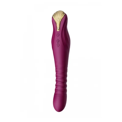 Abbildung von Zalo Stoß Vibrator Turquoise Lila 1 St