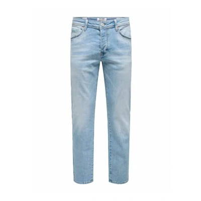 Abbildung von Only &amp; Sons Slim FIT Onsweft Mittlere Taille Normal Geschnitten Jeans Fit, Herren, Größe: 29x30, Light blue denim