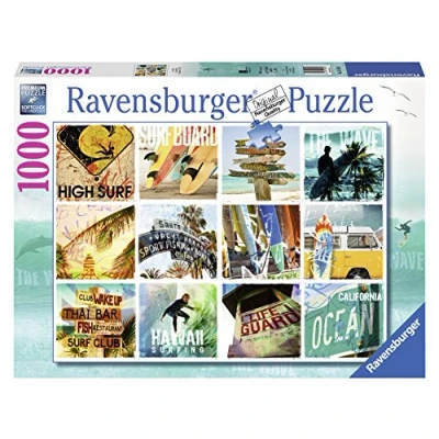 Abbildung von Ravensburger 19506 Surfin&#039; USA Puzzle 1000 Teile